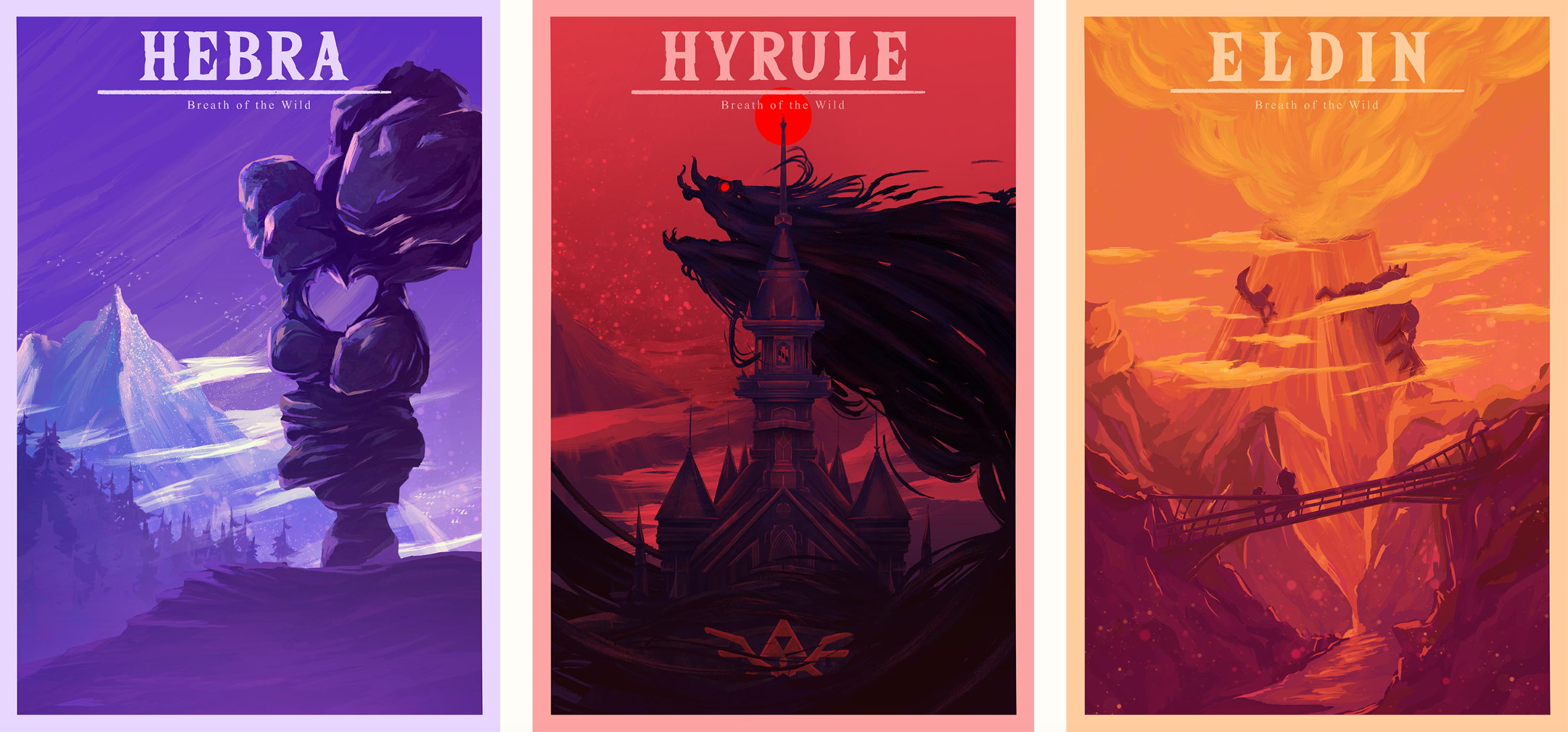 Legend of Zelda poster designs