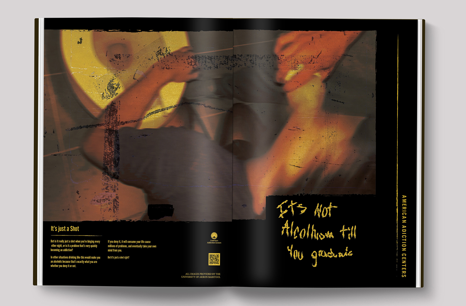 It's not Alcoholism magazine design