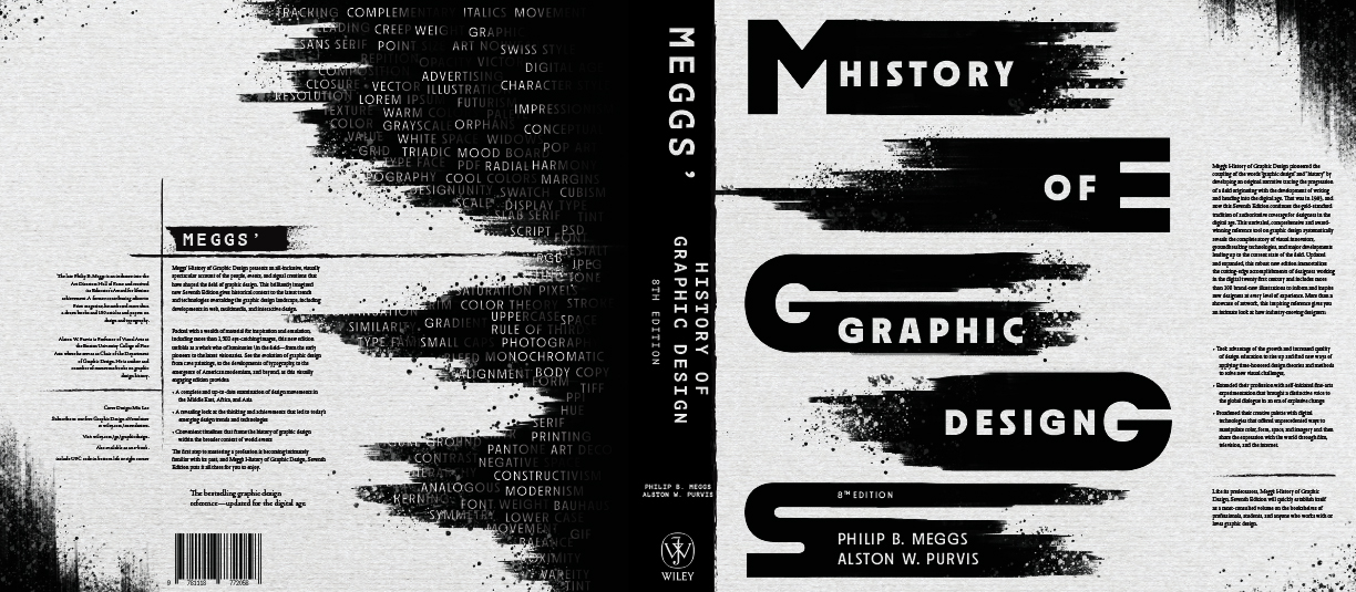 Megg's textbook cover design, type dominant