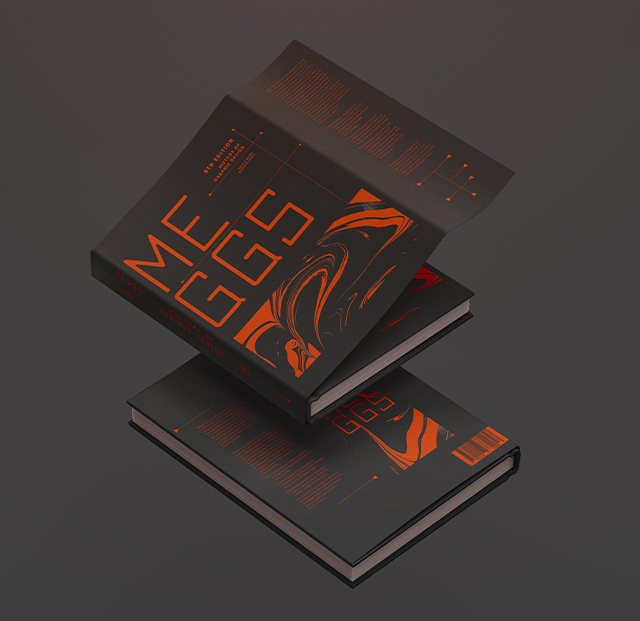 Megg's textbook cover design, combination design