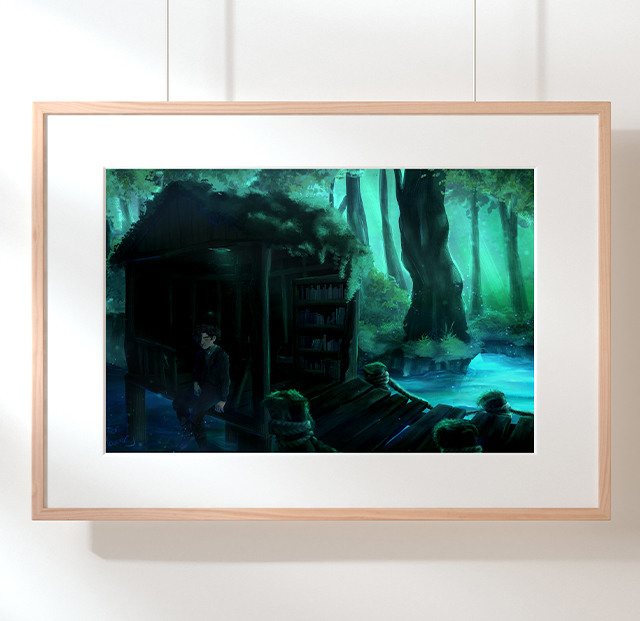 The river picture frame
