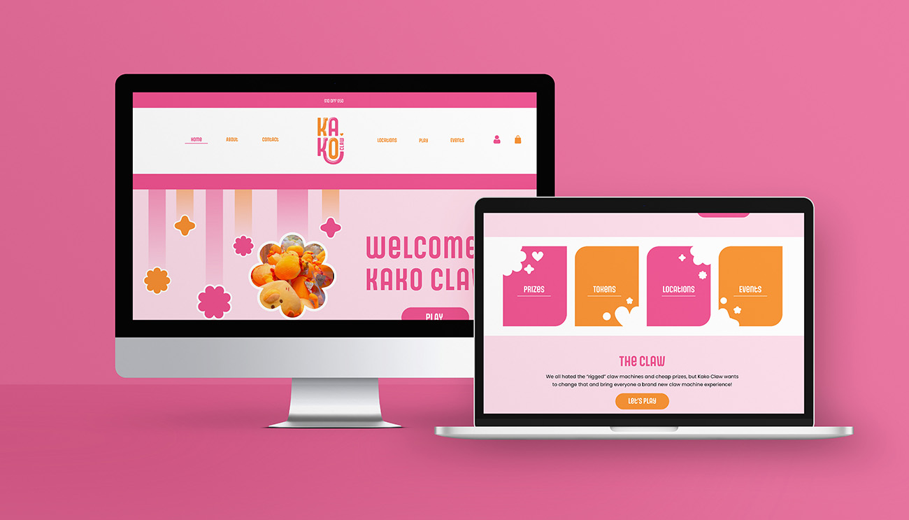 Kako claw website design